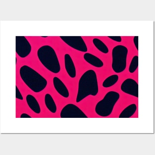 leopard texture Posters and Art